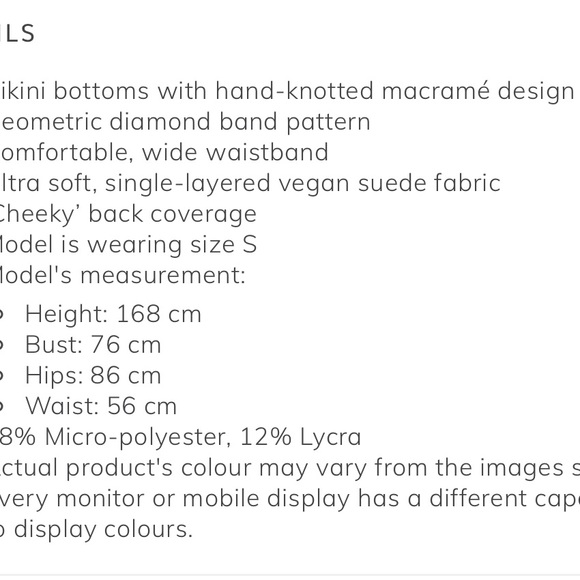 THAIKILA | Rose De Sables Cheeky Bottoms | Size: Large - Picture 7 of 12